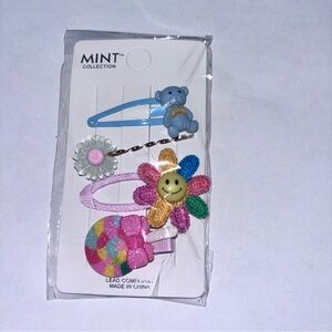 Mint Colorful Hair Accessory Set